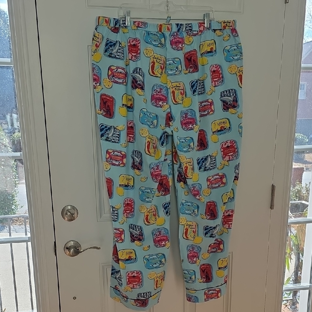 Printfresh Cotton Pajamas Sardine/Lemon Graphic Design. Size 2X NWT - Picture 11 of 16